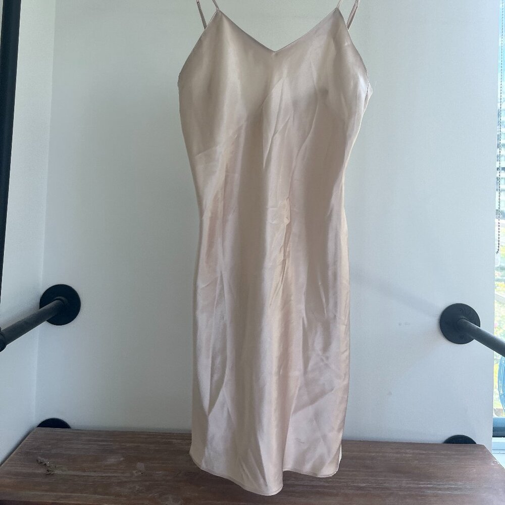 Vintage Satin Mini Slip Dress